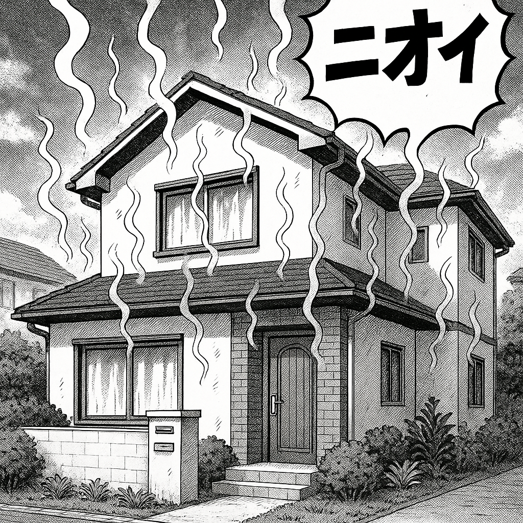 空き家は匂う、なぜかいきなり古くなる。